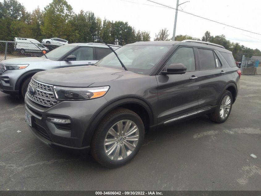 2022 FORD EXPLORER LIMITED VIN: 1FM5K8FW7NNA10962
