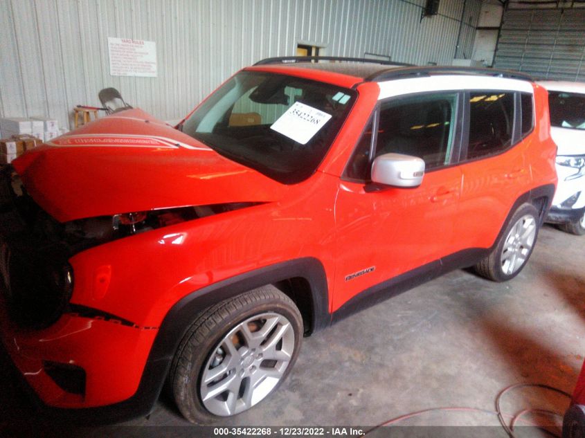 2021 JEEP RENEGADE LATITUDE VIN: ZACNJCBB0MPM43586