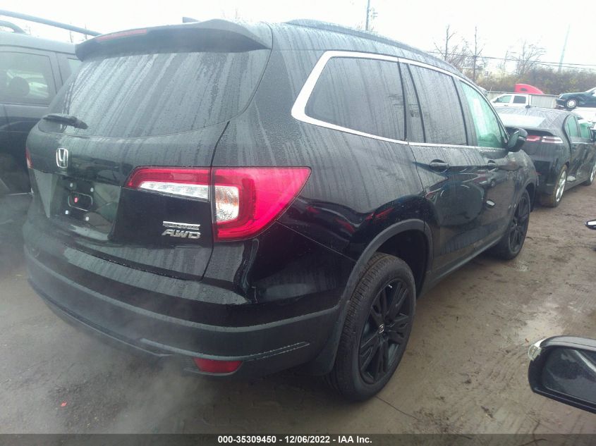 2022 HONDA PILOT SPECIAL EDITION VIN: 5FNYF6H23NB069610