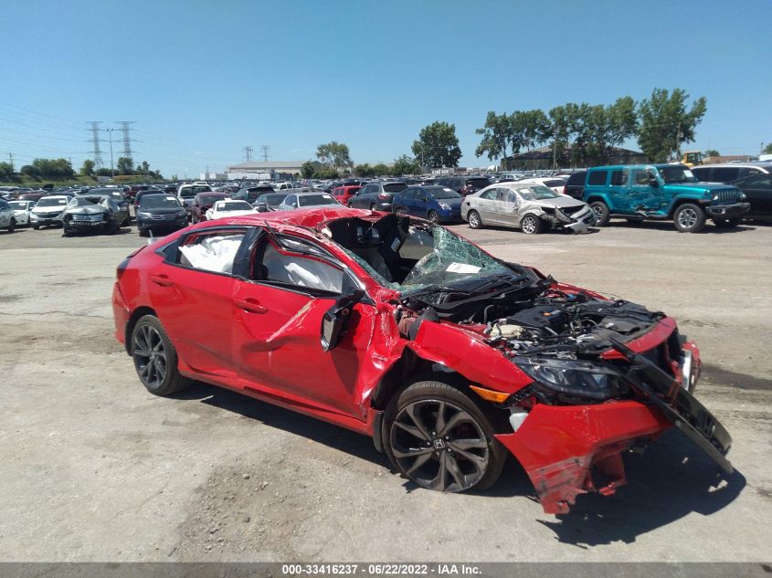 2021 HONDA CIVIC SEDAN SPORT VIN: 2HGFC2F82MH537093