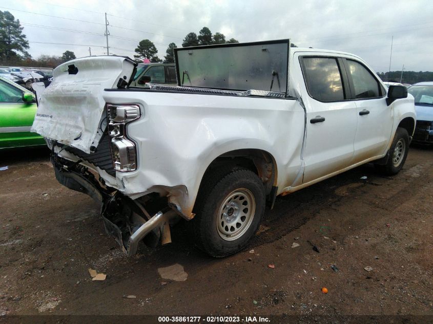 2023 CHEVROLET SILVERADO 1500 WORK TRUCK VIN: 2GCUDAED4P1101323
