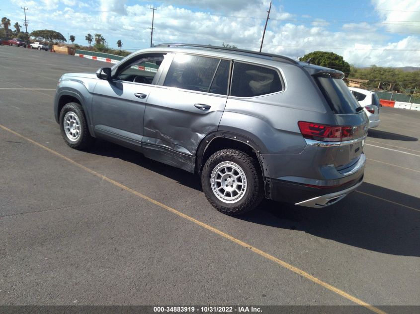2021 VOLKSWAGEN ATLAS 2.0T SE VIN: 1V2LP2CA9MC518443