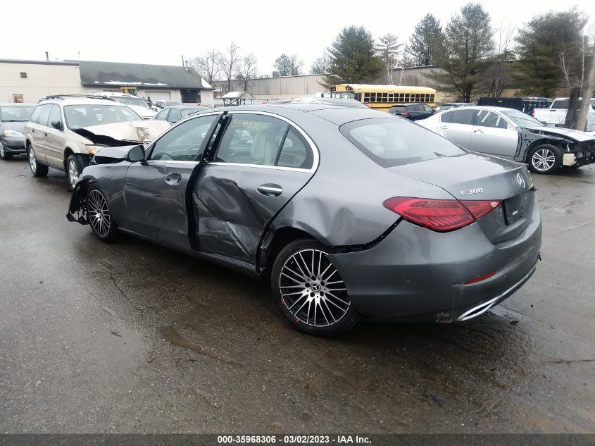 2022 MERCEDES-BENZ C-CLASS C 300 VIN: W1KAF4HB8NR009005
