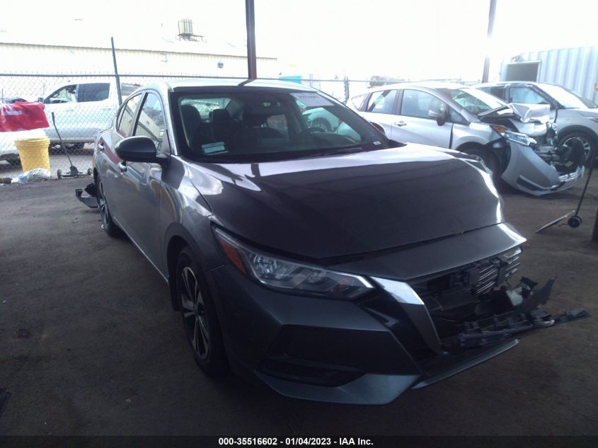 2022 NISSAN SENTRA SV VIN: 3N1AB8CV1NY249766