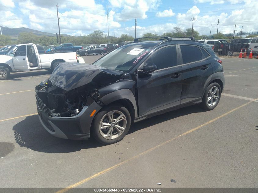 2022 HYUNDAI KONA SEL VIN: KM8K32AB7NU767285