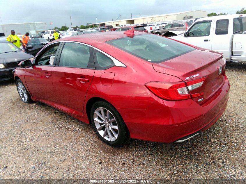 2021 HONDA ACCORD SEDAN LX VIN: 1HGCV1F10MA001171