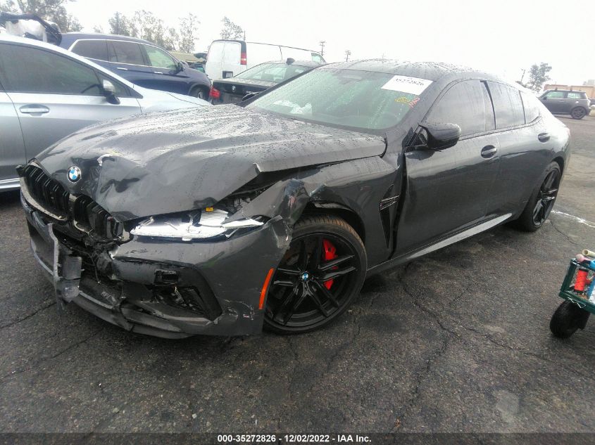 2022 BMW M8 COMPETITION VIN: WBSGV0C04NCH14243