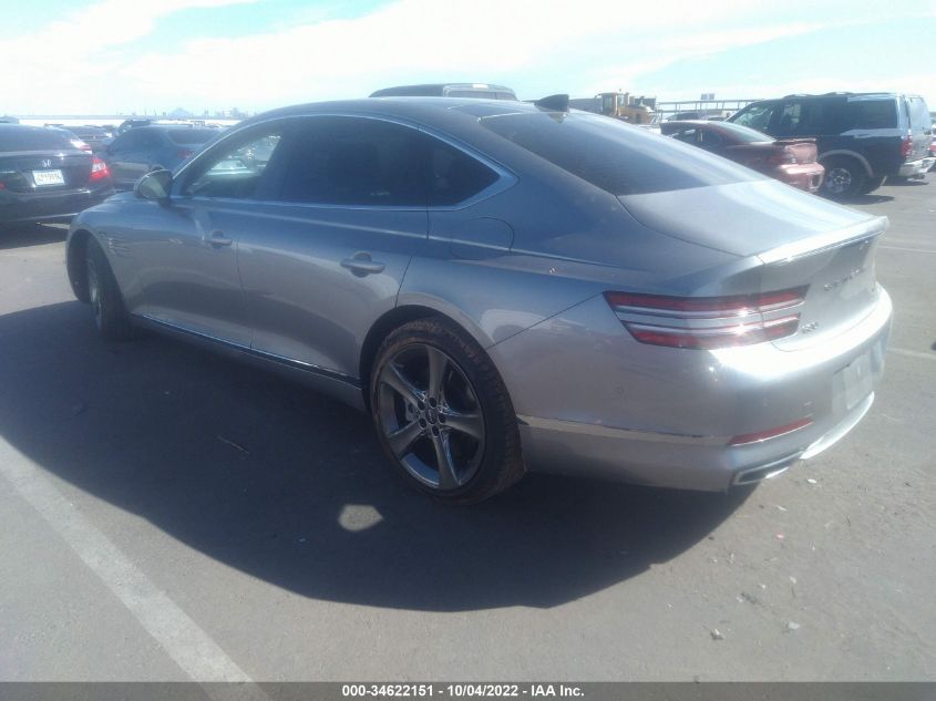 2021 GENESIS G80 3.5T VIN: KMTGC4SD9MU083196