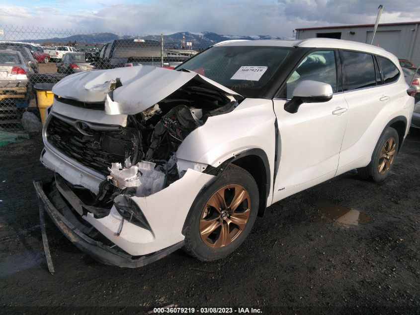 2022 TOYOTA HIGHLANDER HYBRID BRONZE EDITION VIN: 5TDABRCH2NS549269