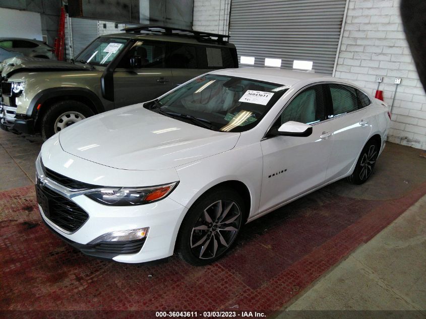 2022 CHEVROLET MALIBU RS VIN: 1G1ZG5ST8NF104143