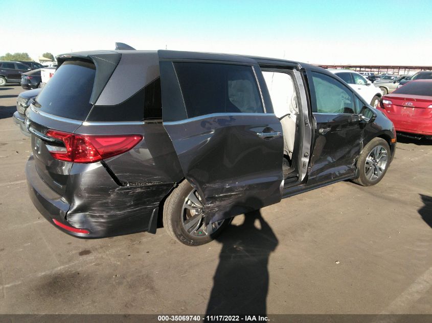 2022 HONDA ODYSSEY TOURING VIN: 5FNRL6H83NB056986