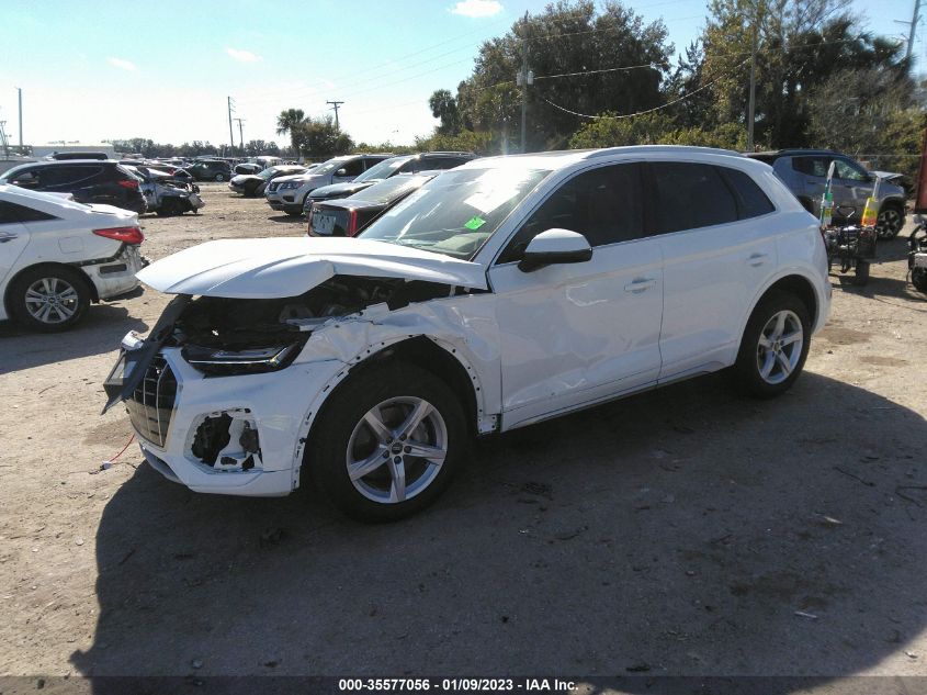 2021 AUDI Q5 PREMIUM VIN: WA1AAAFY1M2089974