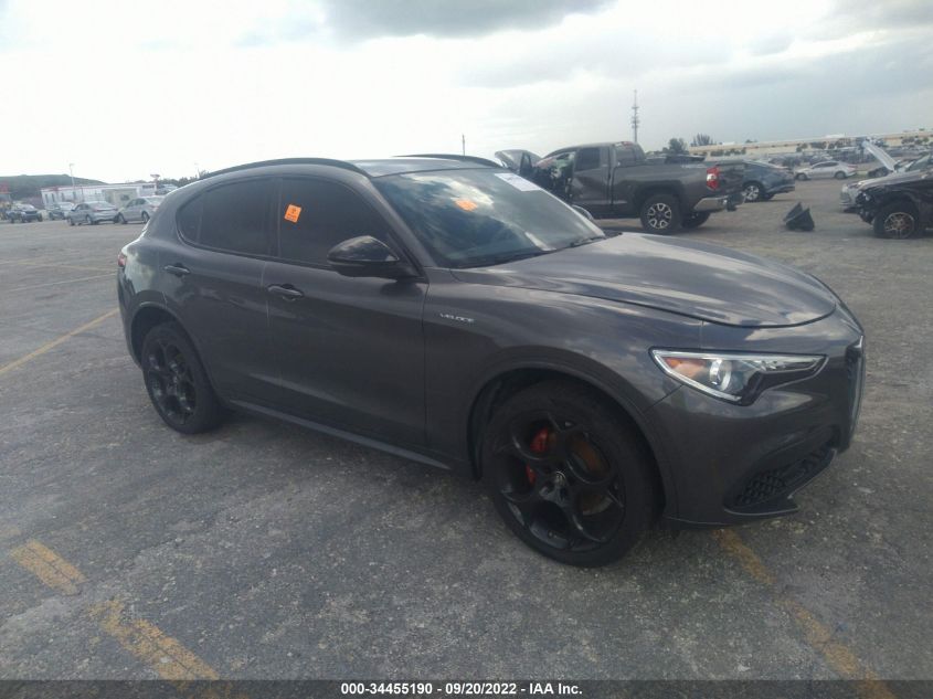 2022 ALFA ROMEO STELVIO VELOCE VIN: ZASPAKBN4N7D25109