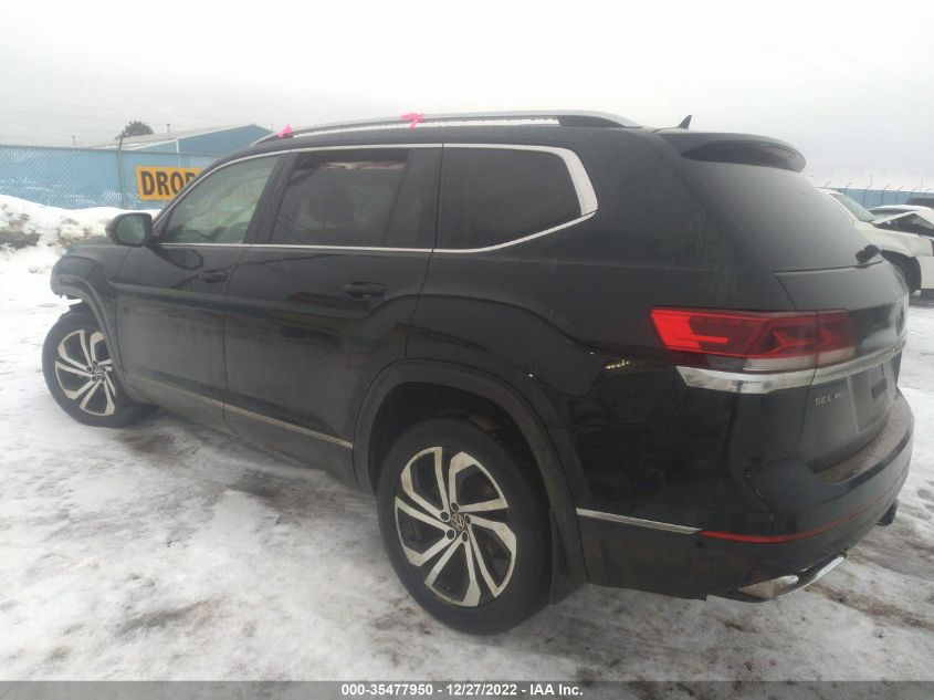 2021 VOLKSWAGEN ATLAS 3.6L V6 SEL PREMIUM VIN: 1V2TR2CA4MC593934