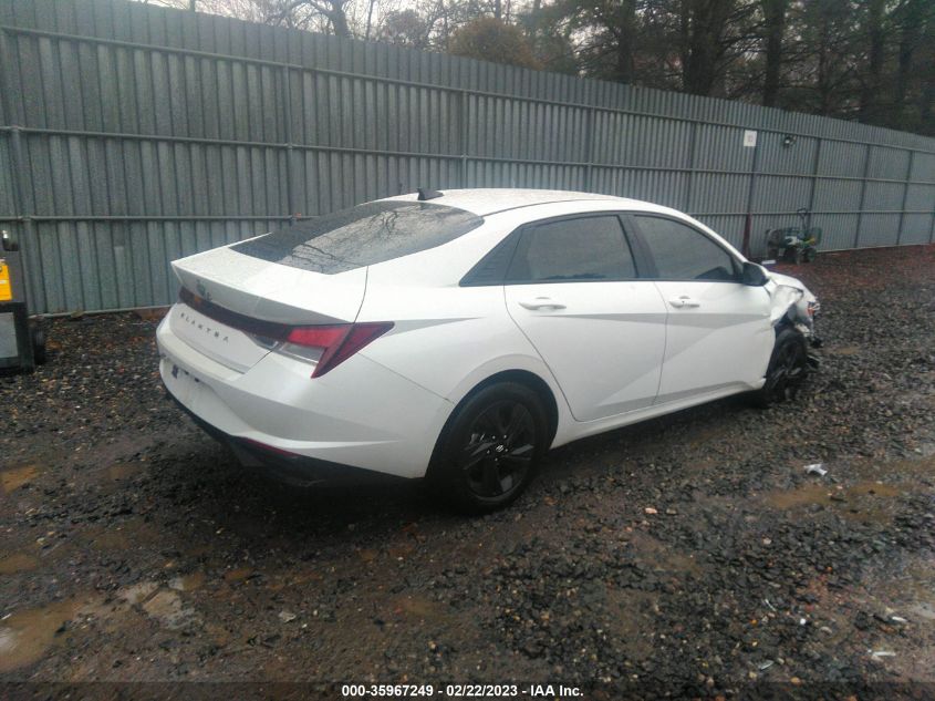 2022 HYUNDAI ELANTRA SEL VIN: 5NPLS4AG0NH073860
