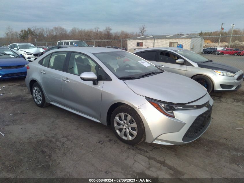 2022 TOYOTA COROLLA LE VIN: JTDEPMAE6N3011805