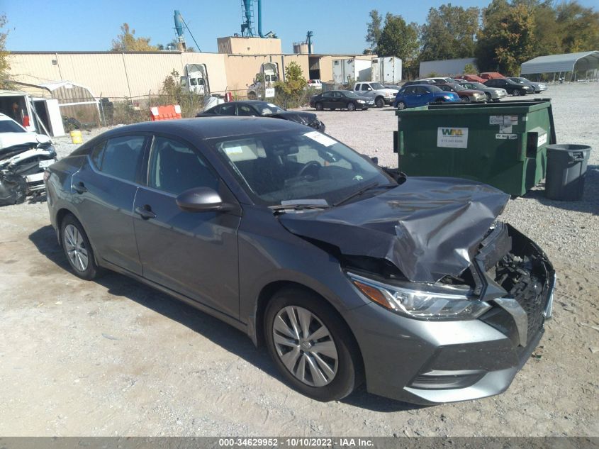 2021 NISSAN SENTRA S VIN: 3N1AB8BVXMY230388