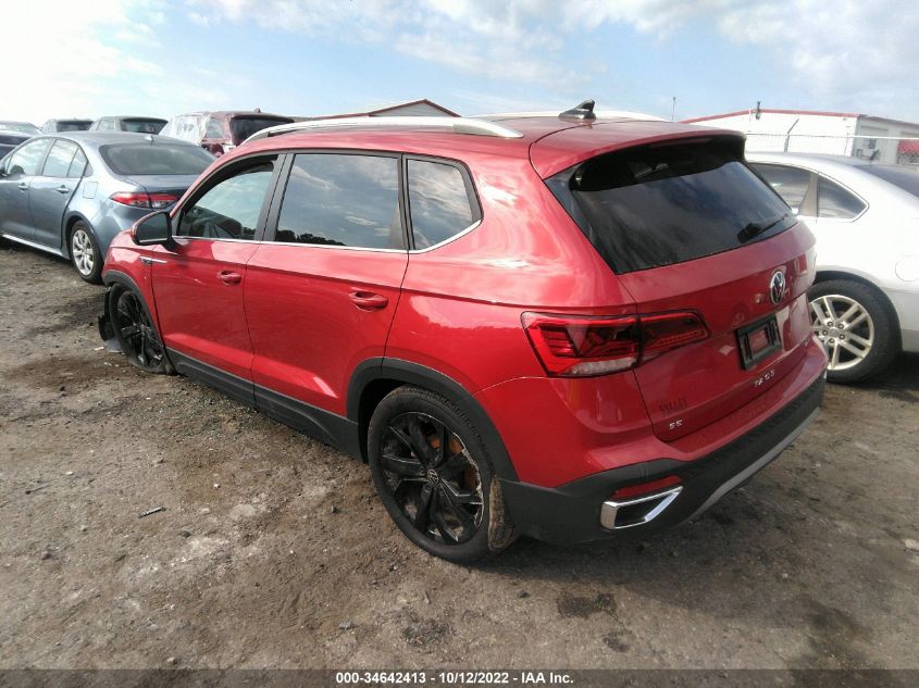 2022 VOLKSWAGEN TAOS SE VIN: 3VVPX7B2XNM050850