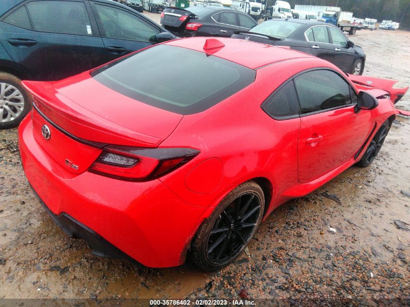 2022 TOYOTA GR86 PREMIUM VIN: JF1ZNBE19N9758126