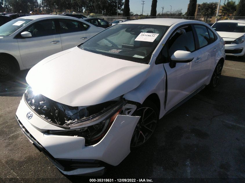 2022 TOYOTA COROLLA SE/SE NIGHTSHADE/APEX SE VIN: JTDS4MCE2N3509699