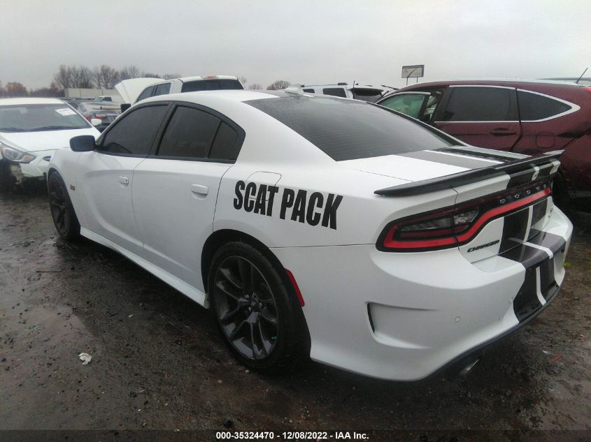 2021 DODGE CHARGER SCAT PACK VIN: 2C3CDXGJ8MH557026