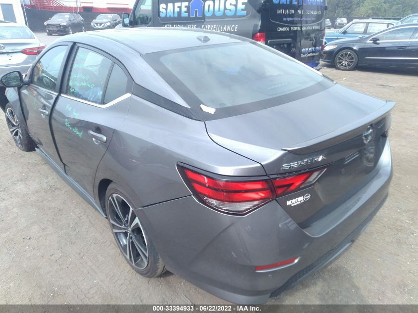 2022 NISSAN SENTRA SR VIN: 3N1AB8DVXNY239512