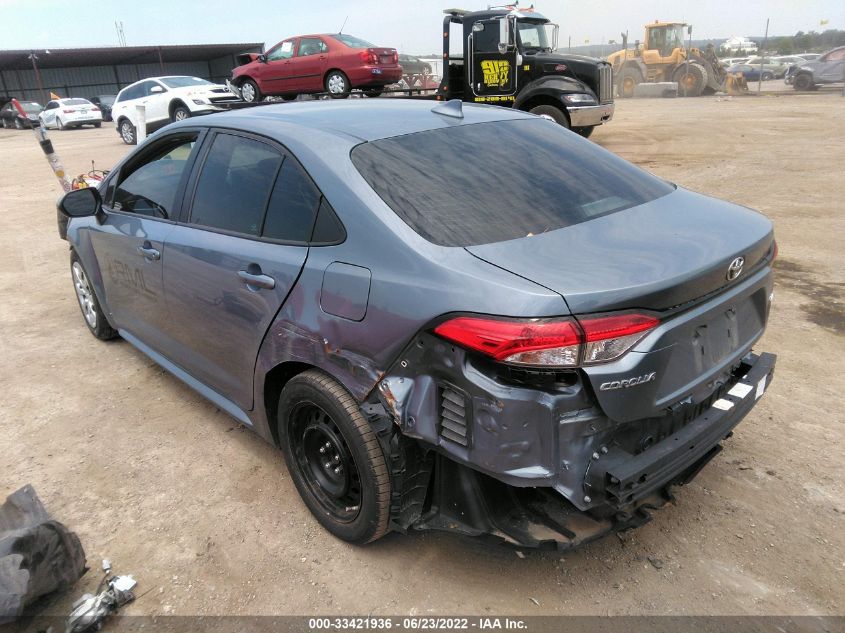 2020 TOYOTA COROLLA LE VIN: 5YFEPRAE0LP104255