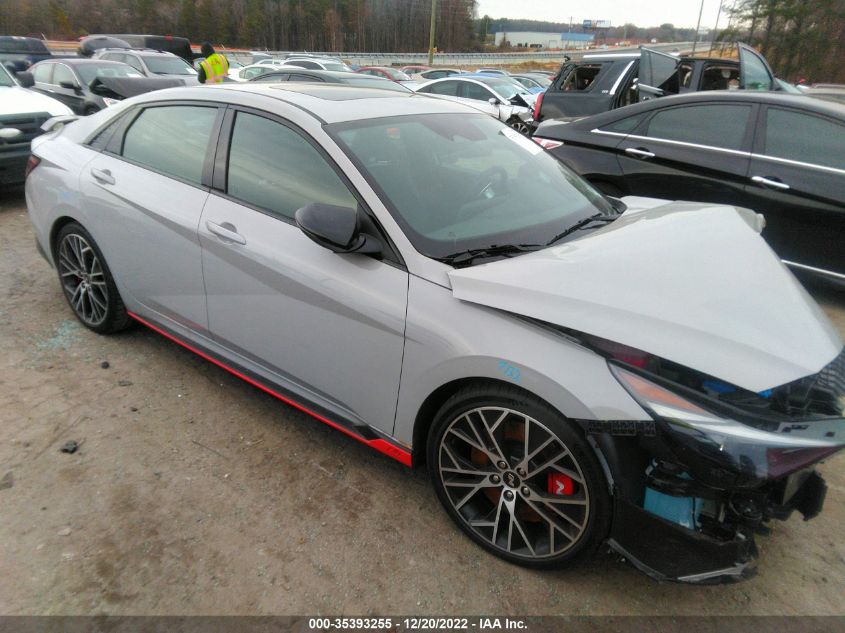 2022 HYUNDAI ELANTRA N VIN: KMHLW4AK5NU007315