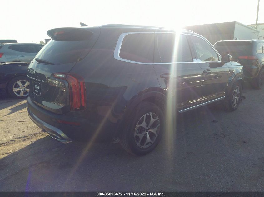 2022 KIA TELLURIDE EX VIN: 5XYP34HC0NG321808