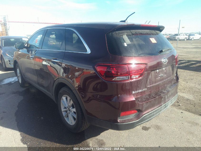 2020 KIA SORENTO LX VIN: 5XYPG4A35LG639662