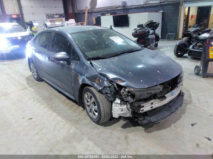 2022 TOYOTA COROLLA LE VIN: JTDEPMAE9NJ197576