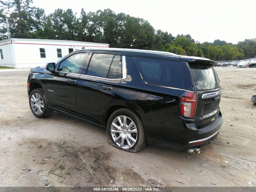 2021 CHEVROLET TAHOE HIGH COUNTRY VIN: 1GNSKTKLXMR172976