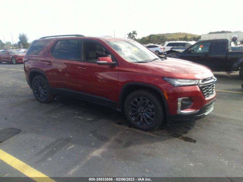 2022 CHEVROLET TRAVERSE RS VIN: 1GNERJKWXNJ158051
