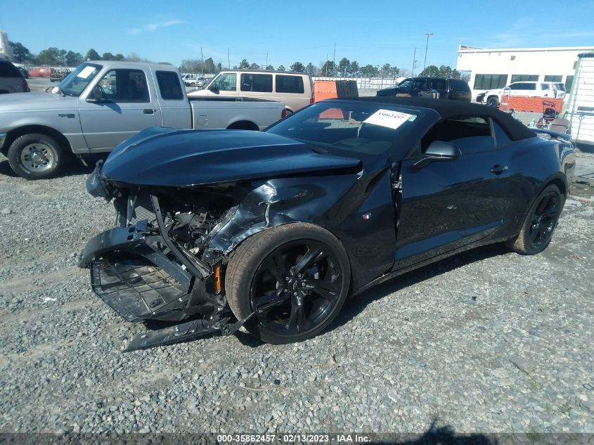 2022 CHEVROLET CAMARO 3LT VIN: 1G1FD3DS7N0108787