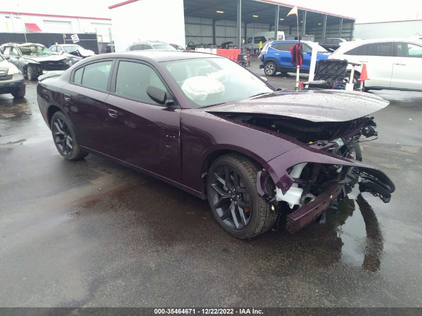 2022 DODGE CHARGER SXT VIN: 2C3CDXBG2NH220607