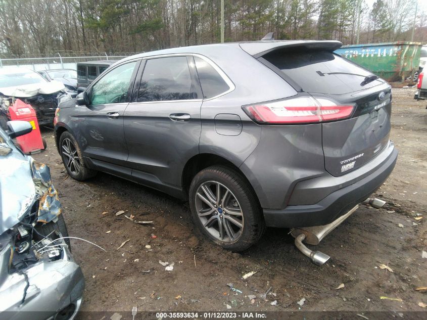 2021 FORD EDGE TITANIUM VIN: 2FMPK3K97MBA65028