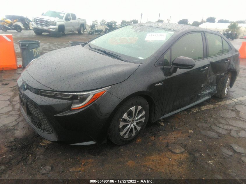 2021 TOYOTA COROLLA HYBRID LE VIN: JTDEAMDE9MJ024491