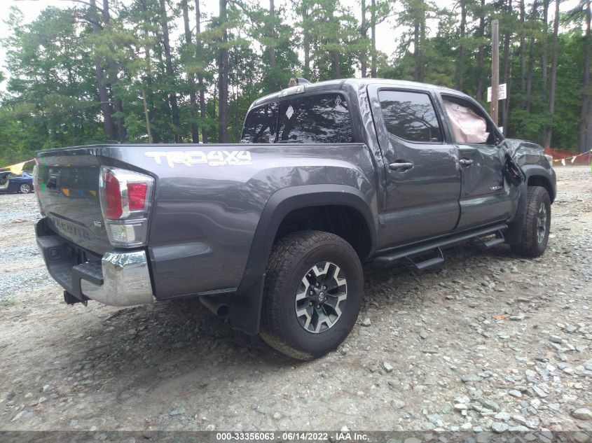 2021 TOYOTA TACOMA 4WD SR/SR5/TRD SPORT VIN: 3TYCZ5AN7MT012325