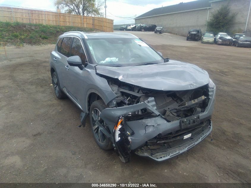 2022 NISSAN ROGUE SL VIN: 5N1BT3CB4NC686396