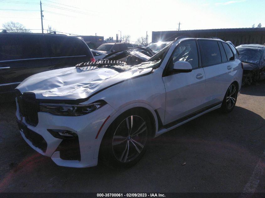 2021 BMW X7 XDRIVE40I VIN: 5UXCW2C09M9H97855