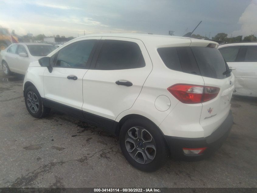2021 FORD ECOSPORT S VIN: MAJ3S2FEXMC448424