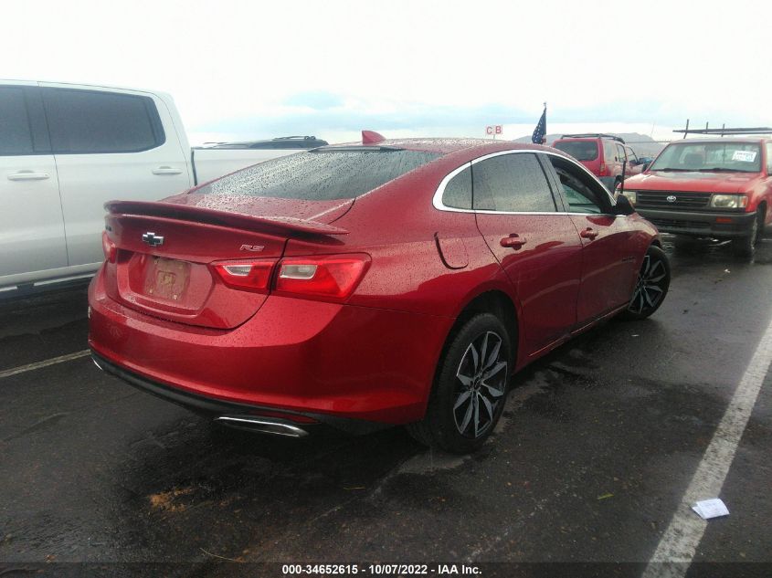 2021 CHEVROLET MALIBU RS VIN: 1G1ZG5ST8MF052088