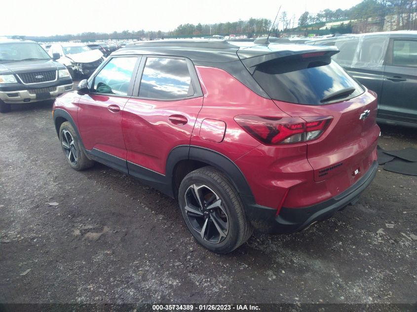 2021 CHEVROLET TRAILBLAZER RS VIN: KL79MUSL9MB011158