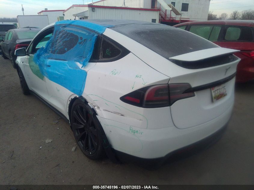 2022 TESLA MODEL X VIN: 7SAXCDE50NF360124
