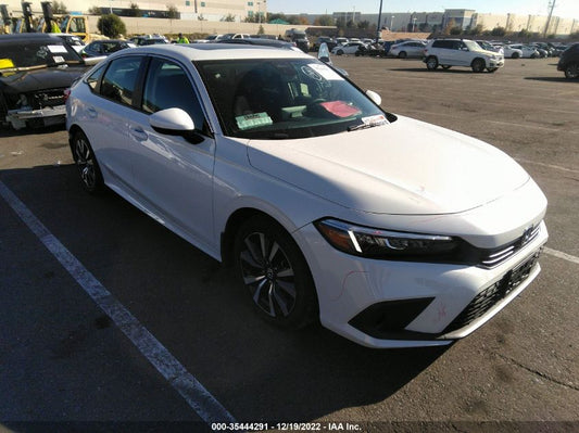2022 HONDA CIVIC SEDAN EX VIN: 2HGFE1F77NH326694