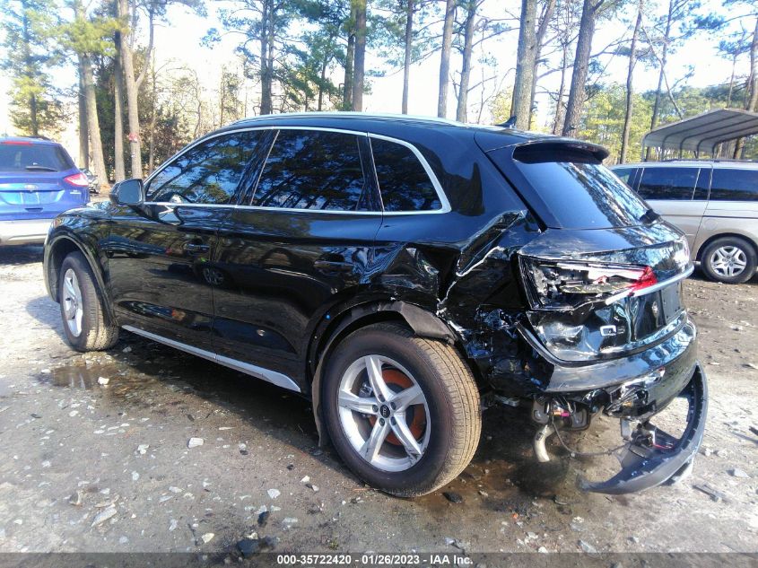 2022 AUDI Q5 PREMIUM VIN: WA1ABAFY7N2094983
