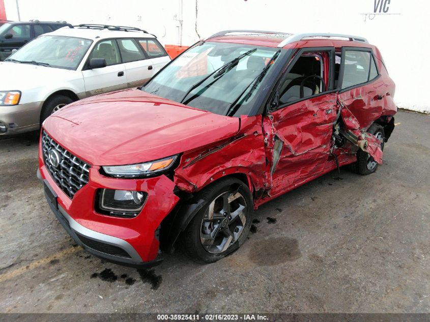 2022 HYUNDAI VENUE SEL VIN: KMHRC8A32NU169664