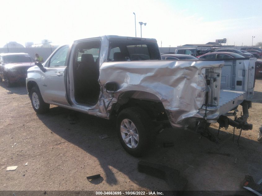 2021 CHEVROLET SILVERADO 1500 LT VIN: 3GCPWCED3MG457171