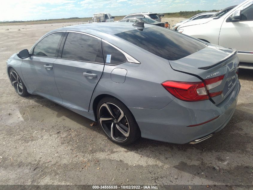 2022 HONDA ACCORD SEDAN SPORT SE VIN: 1HGCV1F44NA049901