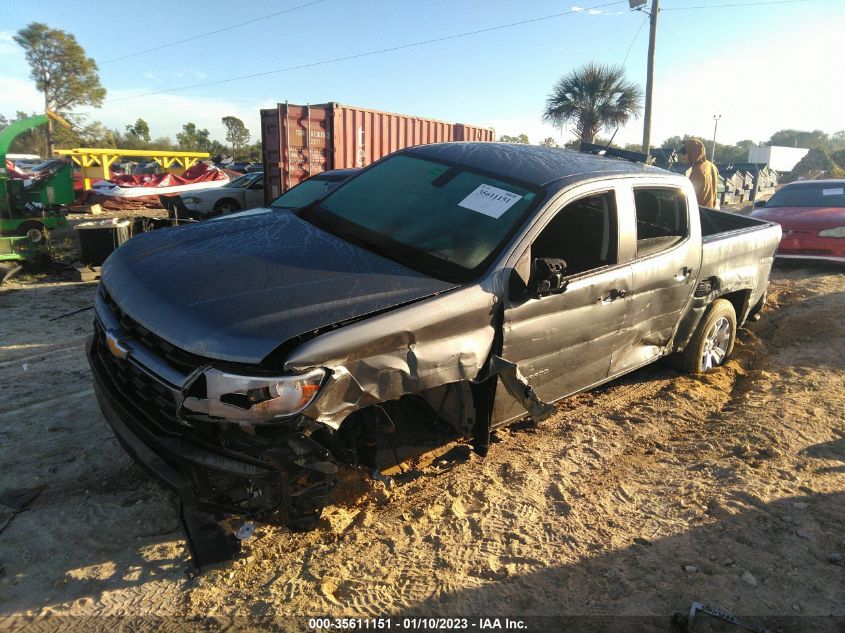 2022 CHEVROLET COLORADO 2WD LT VIN: 1GCGSCEN1N1233112
